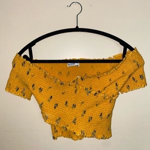 Off the shoulder crop top, never worn.